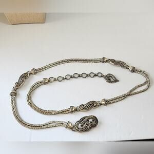 Vintage Brighton Silver Women's Belt